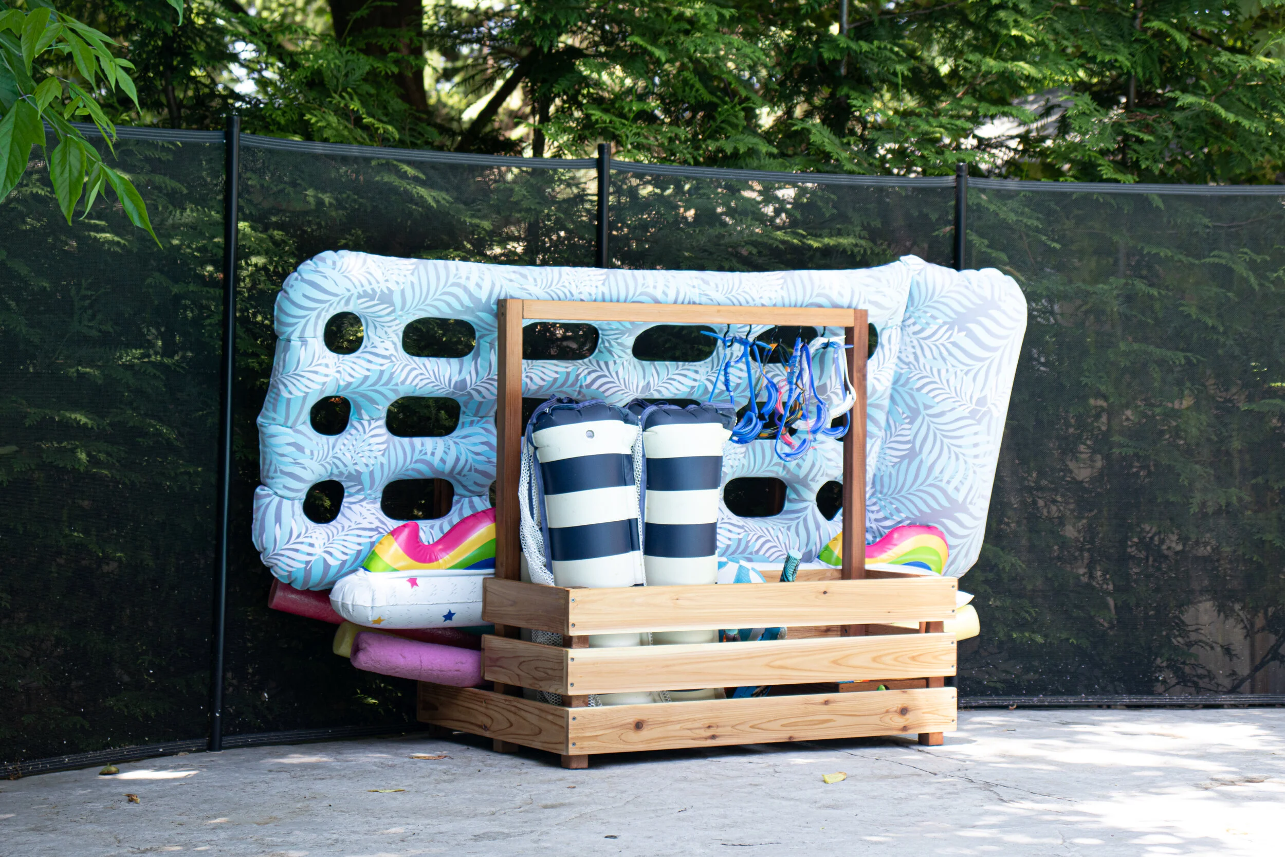 Pool best sale toy basket